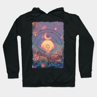 A nighttime forest Hoodie